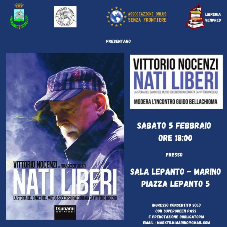 Presentazione del libro "Nati Liberi" con Vittorio Nocenzi